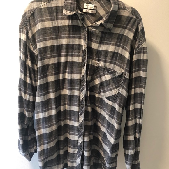 COMMUNITY VERITAS PLAID LINEN SHIRT - Picture 5 of 6